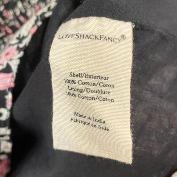 Last Chance! New LoveShackFancy Trevor Cotton Smock Floral Mini Dress L $345 - Picture 7 of 7